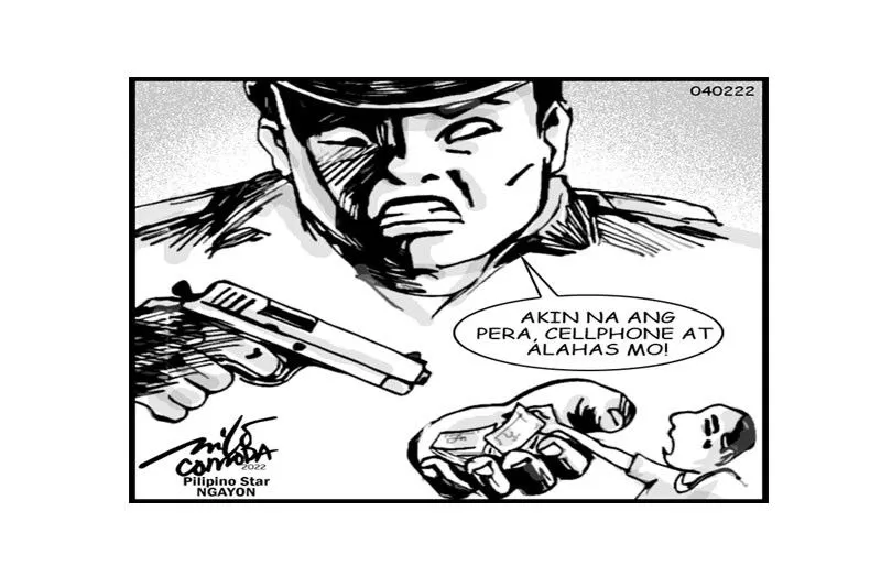 EDITORYAL - Pulis na naman! EDITORYAL - Pulis na naman!