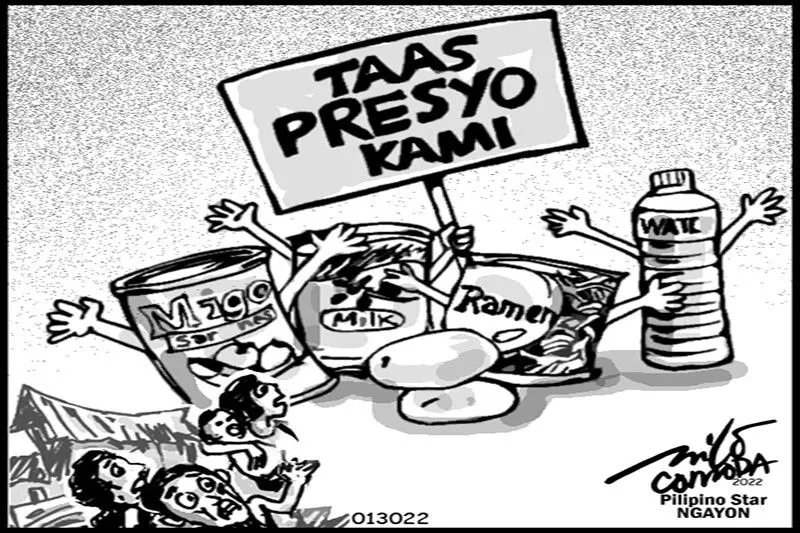 EDITORYAL - Taas presyo ng mga bilihin EDITORYAL - Taas presyo ng mga bilihin